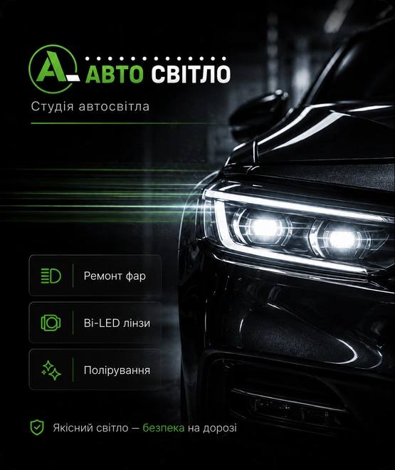 Майстерня автомобільного світла